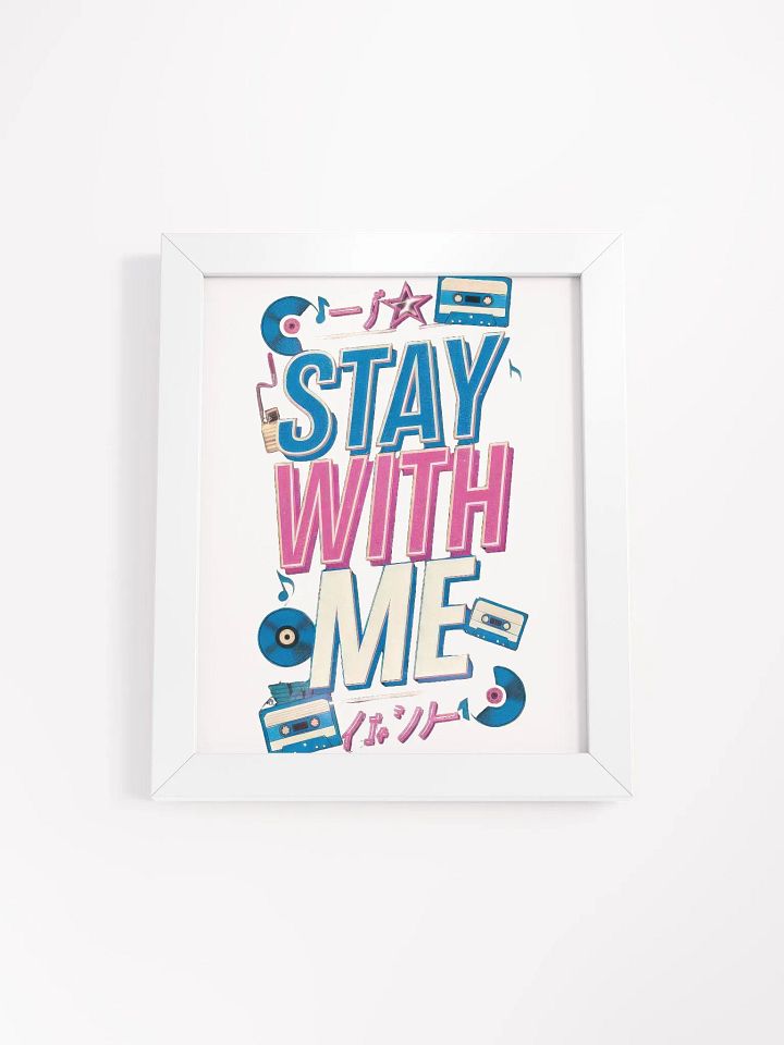 City Pop Framed High-Quality Matte Poster product image (1)