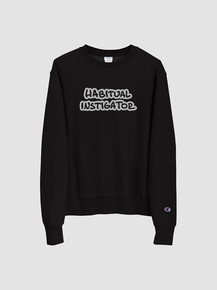 HABITUAL INSTIGATOR (bubble design) embroidered Champion Crewneck product image (2)