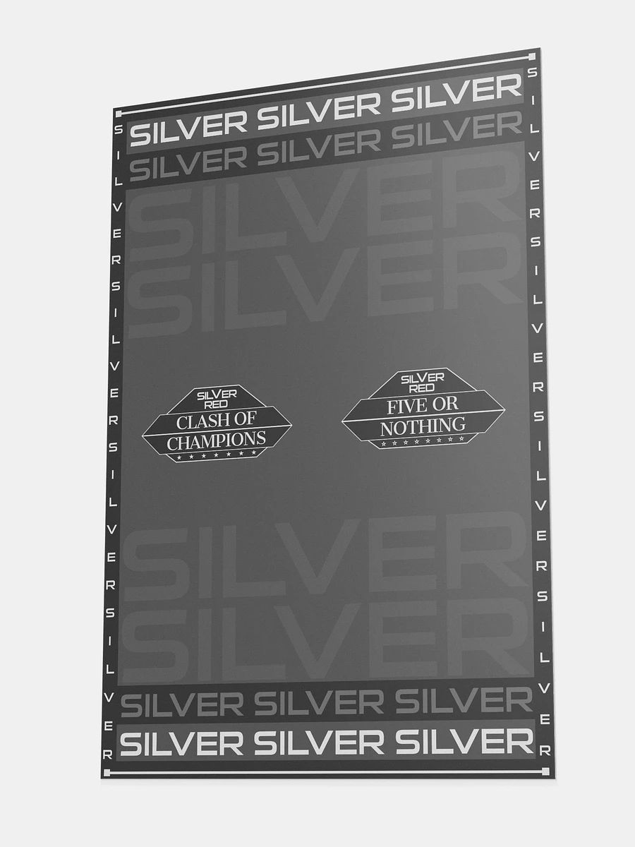 SILVER VS RED - ALL IN SILVER (poster) product image (2)