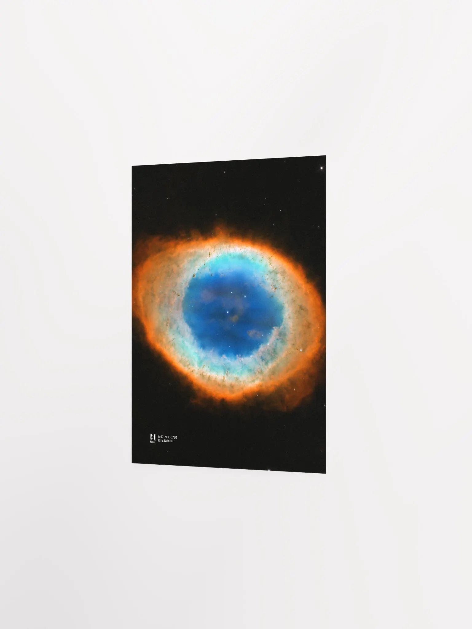 Ring Nebula. M57, NGC 6720, NASA Hubble Space Telescope — Hi-Res Space poster, science poster, space photo product image (9)