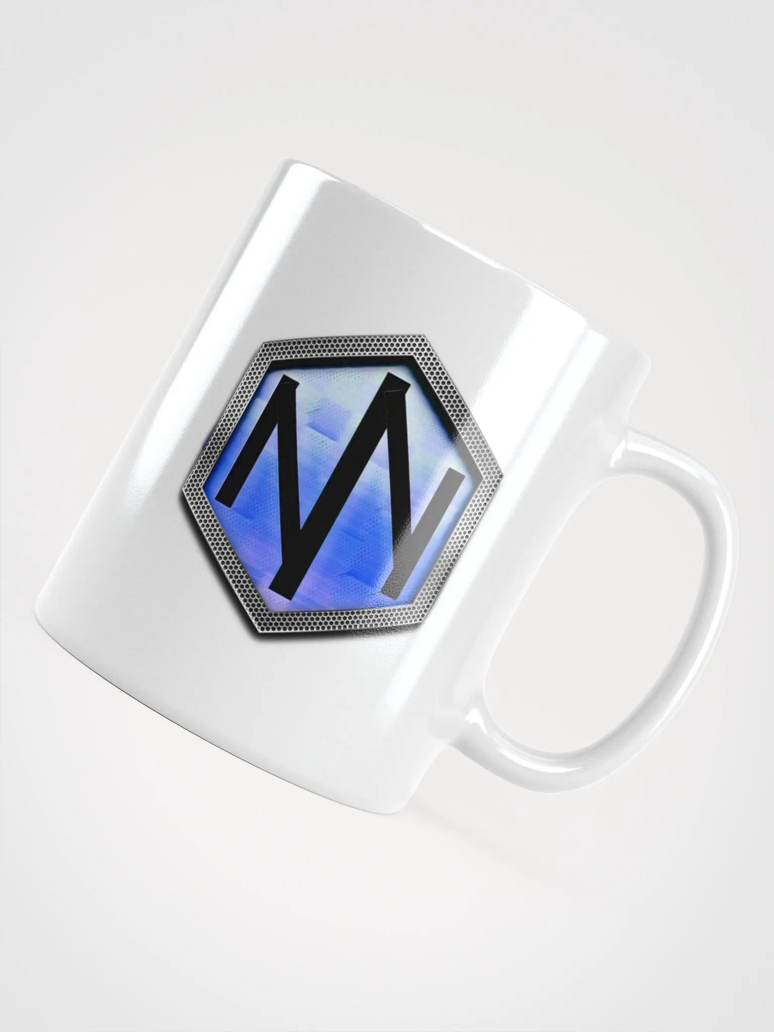 Neo Nobody (Blue) - Coffee Mug (White) product image (4)