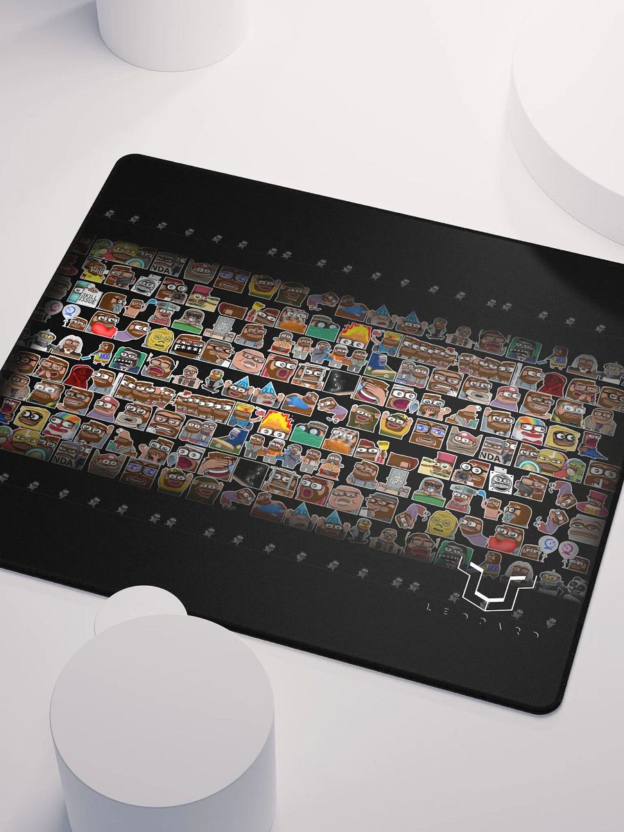 An emote collage mousepad 18x16 and 36x18 WOW product image (5)