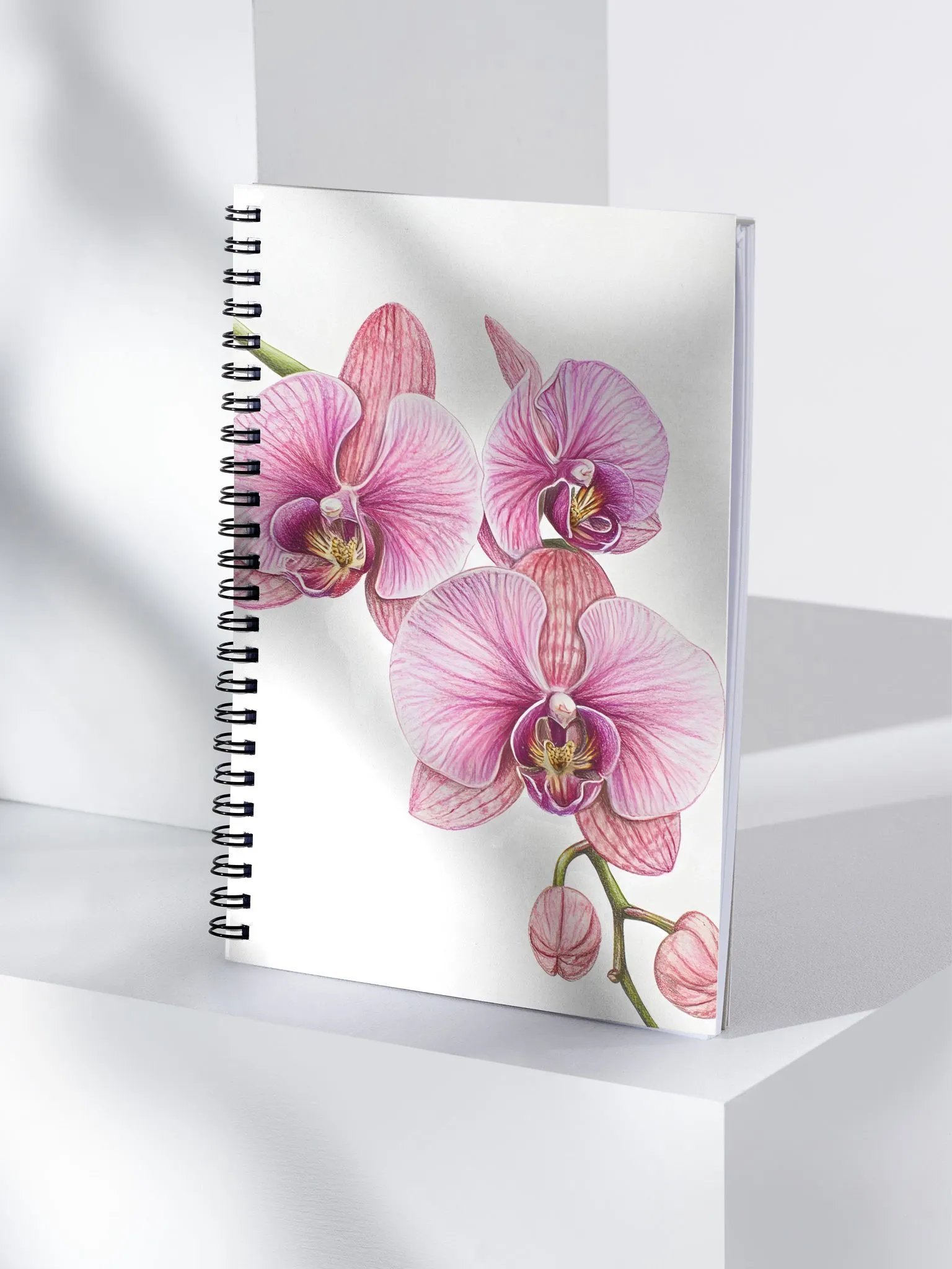 Orchid Spiral Notebook product image (4)