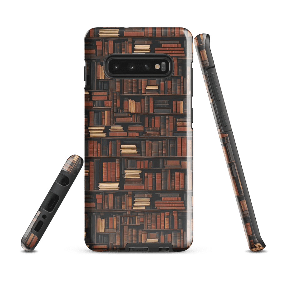 Bookshelf Pattern Books Samsung Tough Case product image (1)