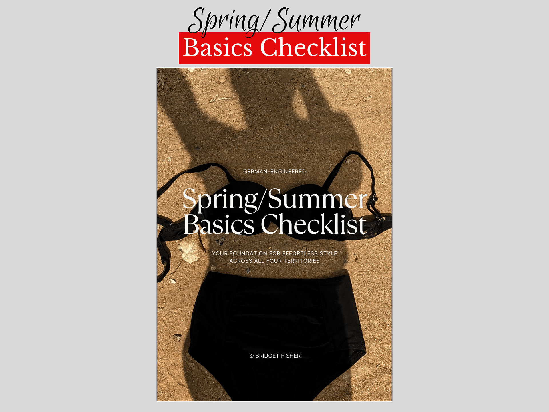 Spring Summer Wardrobe Checklist (PDF) product image (1)
