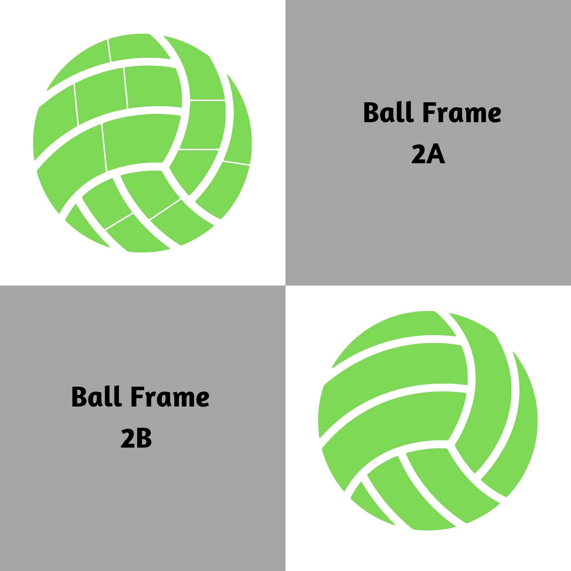 8 Ball-Shaped Frames Canva Templates product image (6)