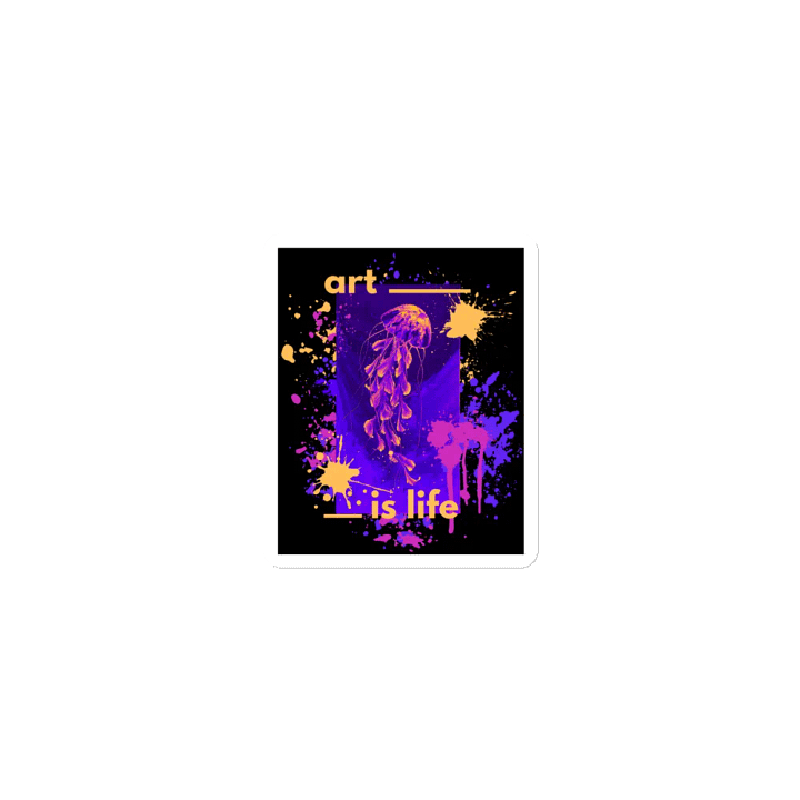 Vibrant Jellyfish Die-Cut Magnets product image (1)