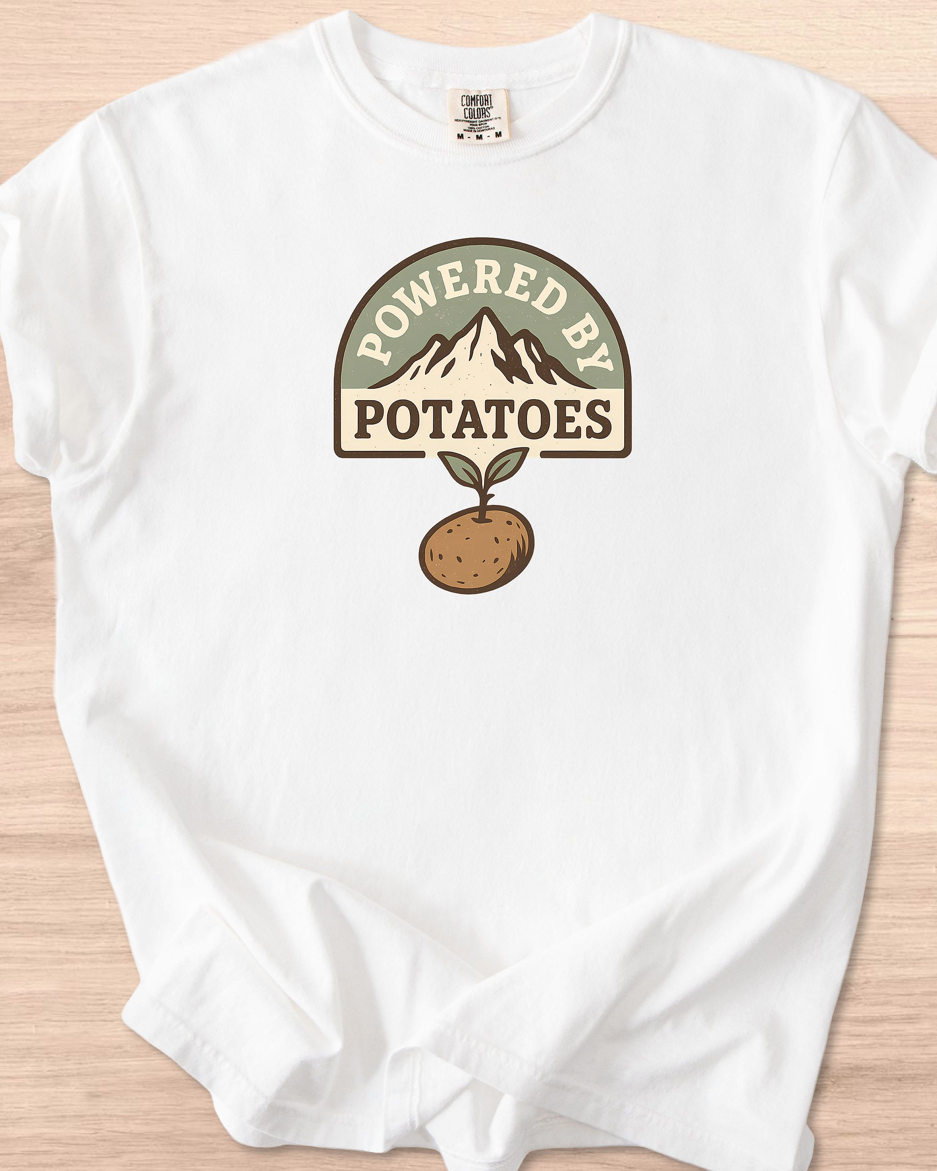Powered By Potatoes Tee product image (75)