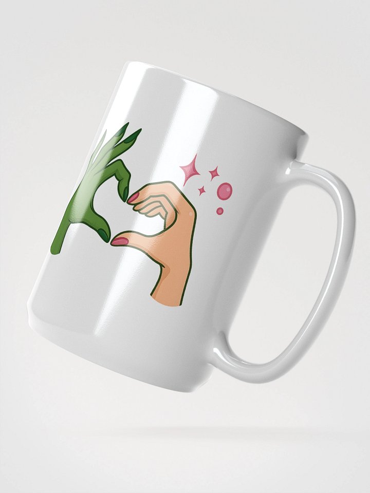 White Wicked Mug – Elphaba & Glinda Friendship – Broadway Coffee Gift product image (2)