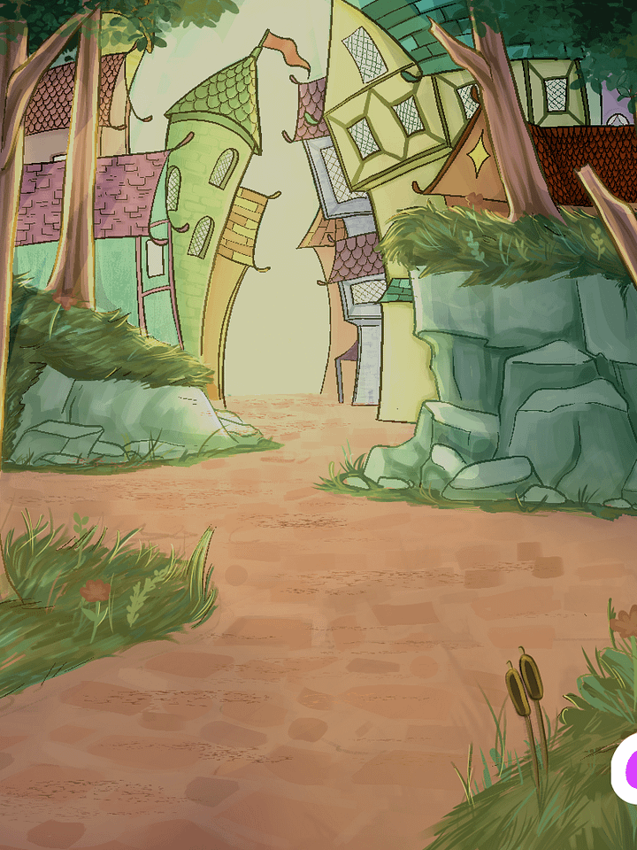 Road to Town Desktop Background product image (1)