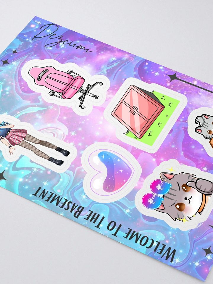 WELCOME TO THE BASEMENT STICKER SHEET product image (2)