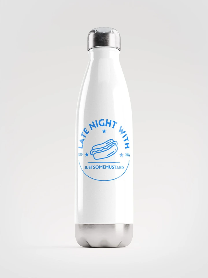 Late Night With JustSomeMustard Water Bottle product image (1)