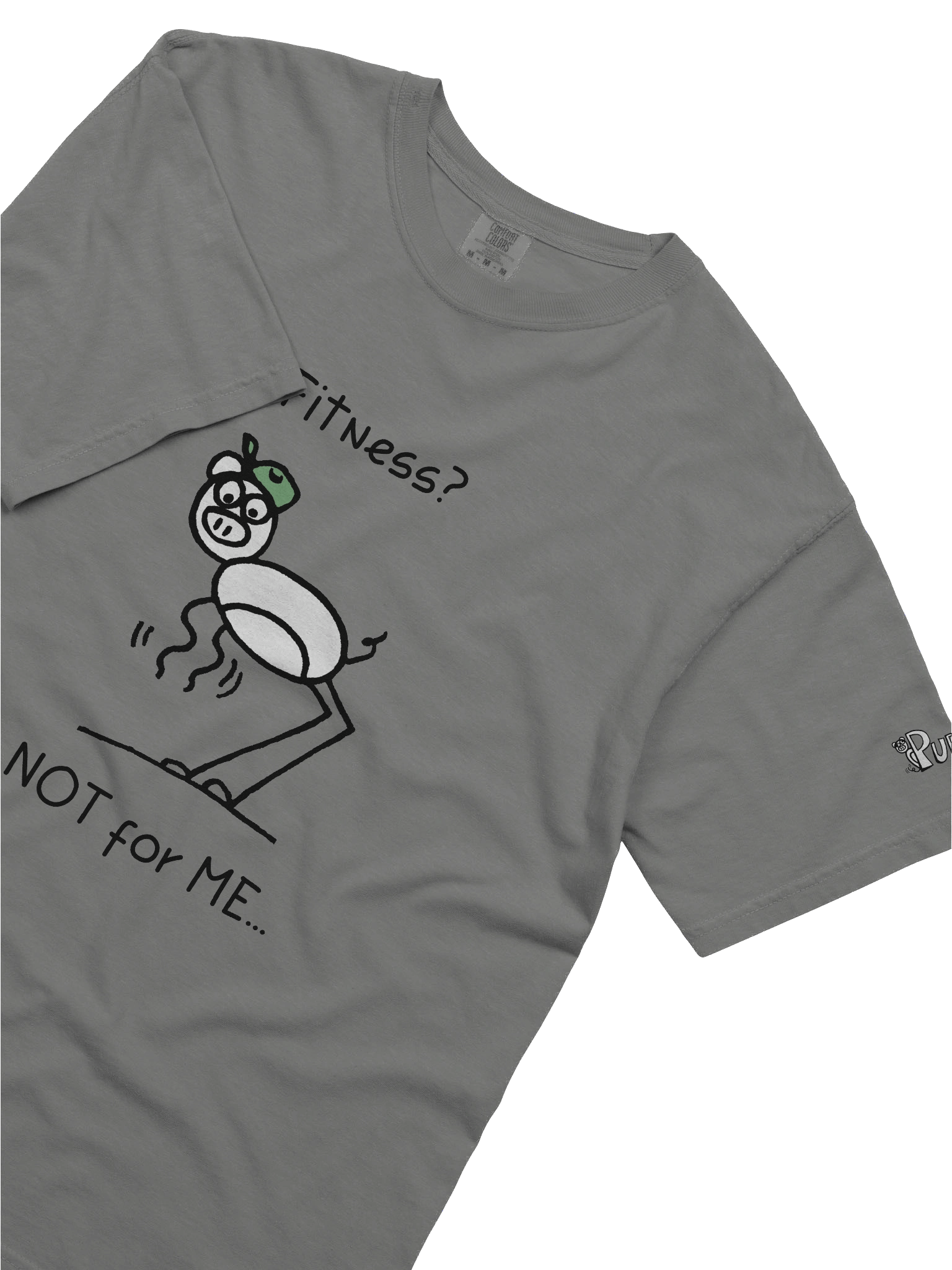 'Fitness? not for Me' Pupsies! Heavyweight T-Shirt product image (53)