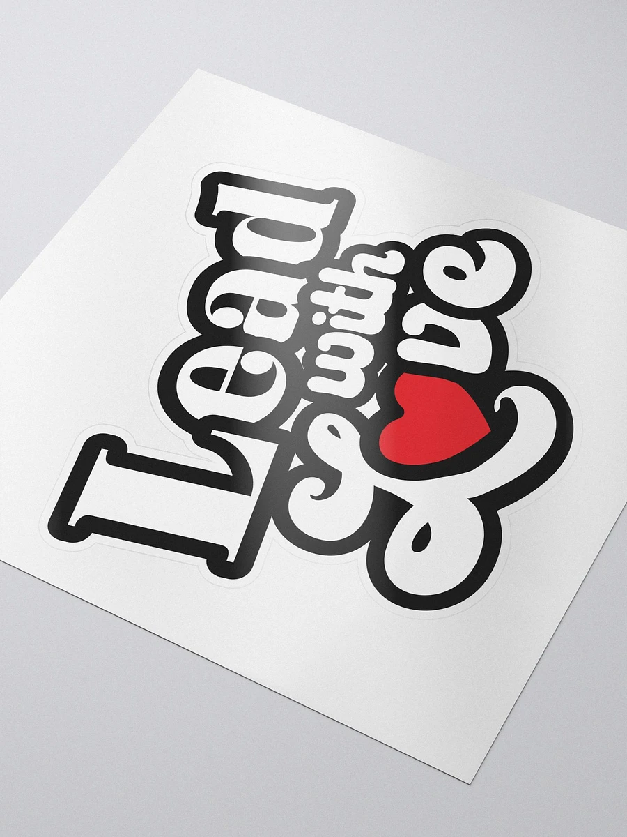 Lead With Love Sticker: Love product image (3)