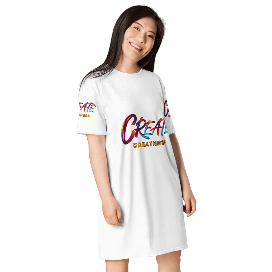 Create Greatness All-Over T-Shirt Dress product image (3)