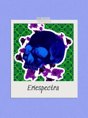 Blue skull of epic per portions. #stickers 