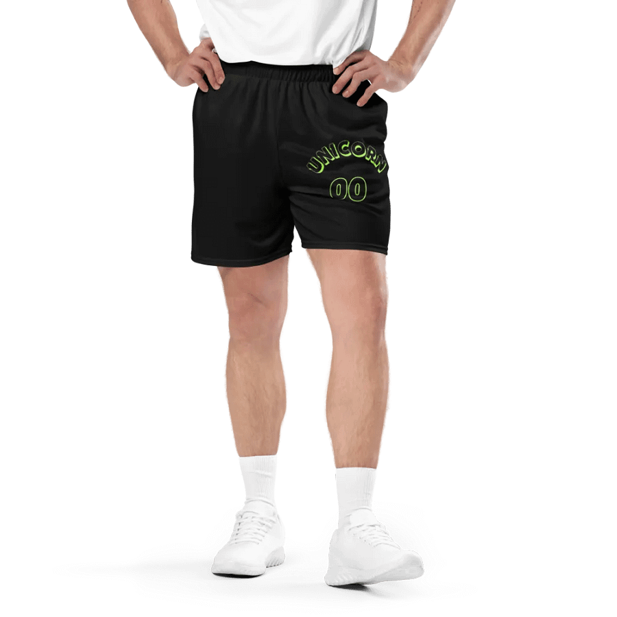 Neon Glow UNICORN '00' Mesh Shorts product image (1)