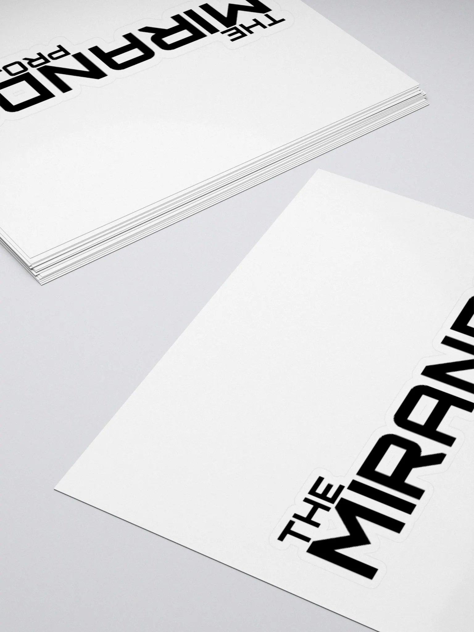 The Miranda Project Black Logo Sticker product image (4)