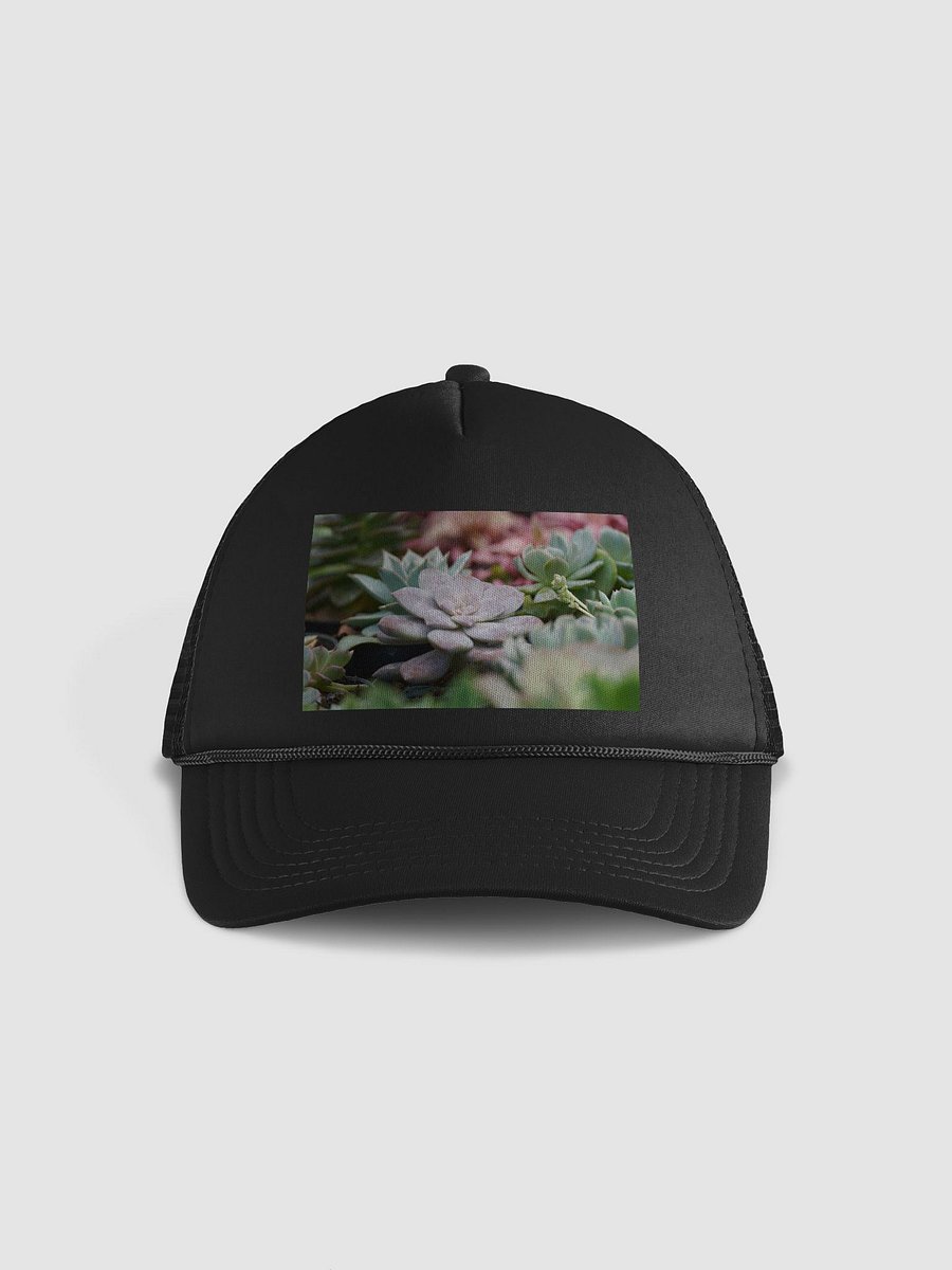 Rosette Succulent Foam Trucker Hat product image (1)