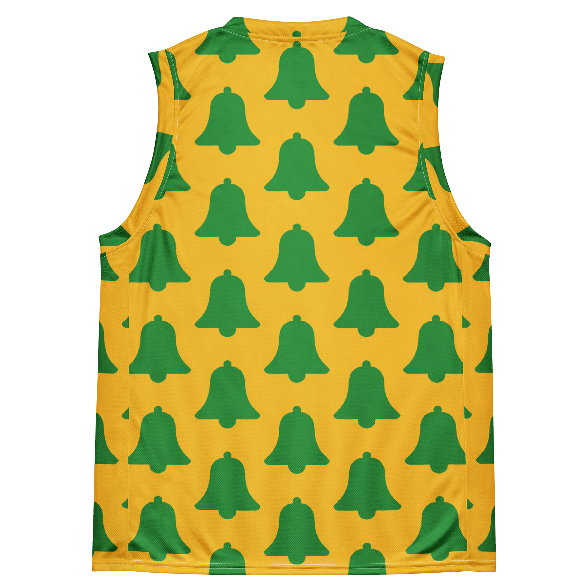 Green Bell Pattern All-Over Basketball Jersey product image (4)