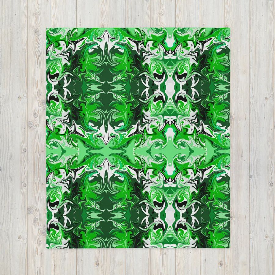 Green Swirl Blanket product image (5)