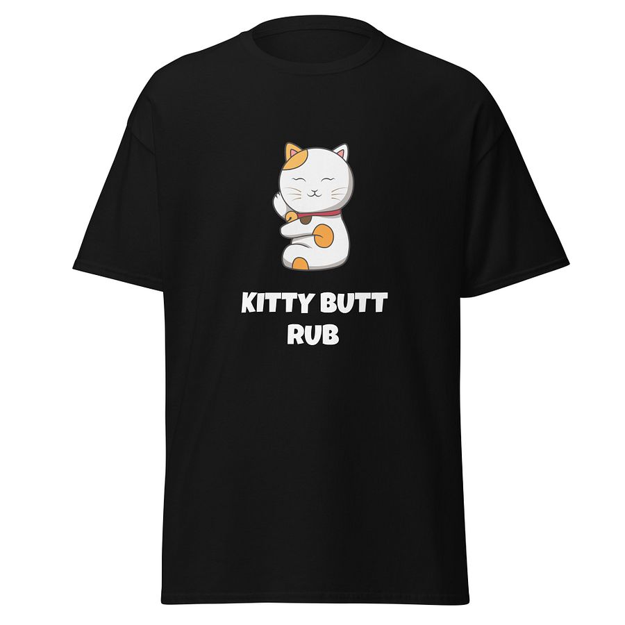 KITTY BUTT RUB UNISEX SHIRT - BLACK product image (1)