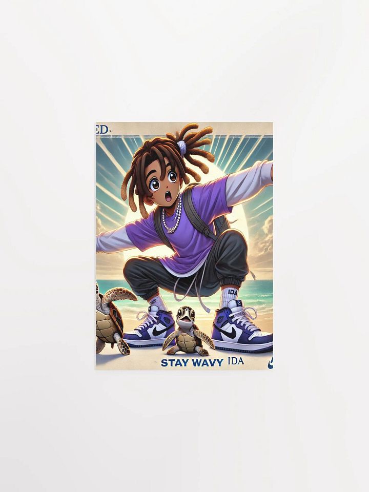 IDA Zed collection Poster Stay Wavy product image (1)