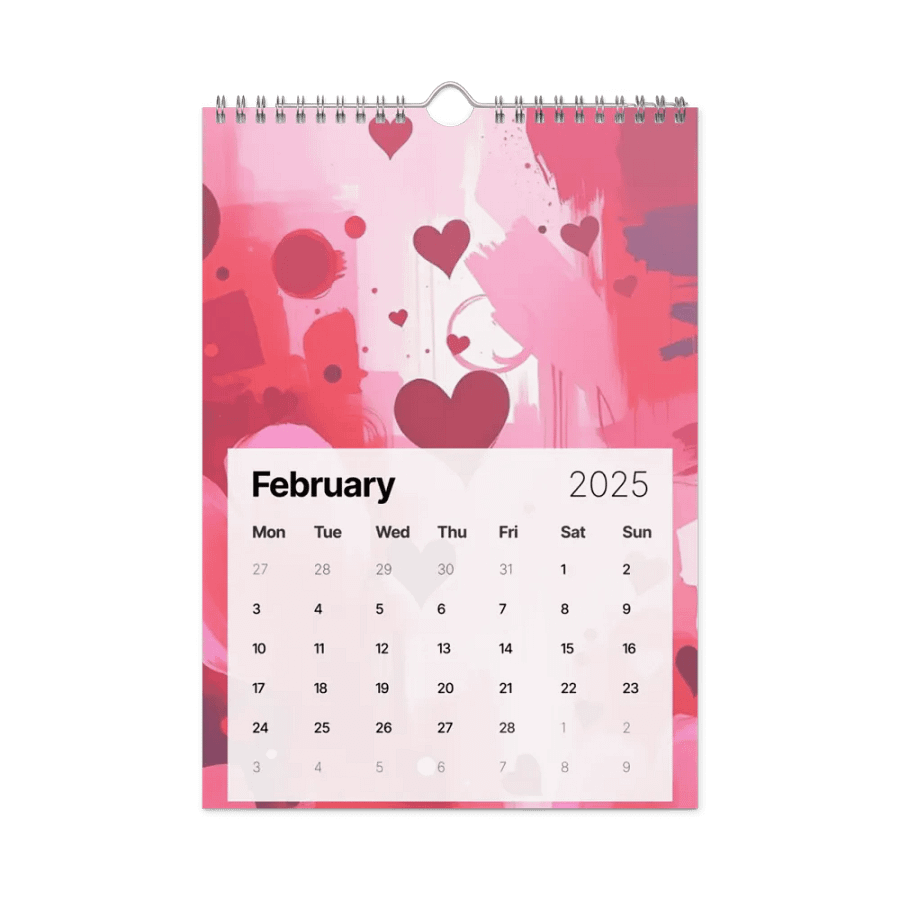 ART ABSTRACT WALL CALENDAR 2025 product image (5)