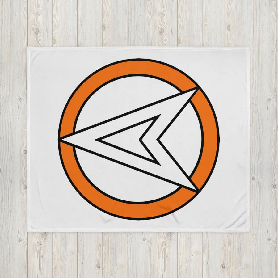 'OA' Symbol Throw Blanket - White product image (5)