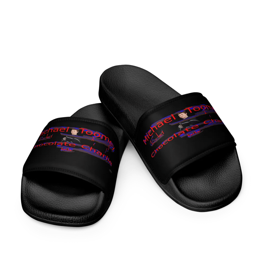 Michael Toomey As Chocolate Charlie 00 - Black Men's Slides product image (9)