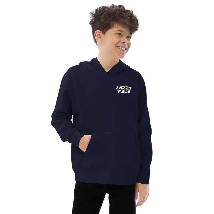 Kids Size "JazzyFaux" Hoodie Pullover product image (2)