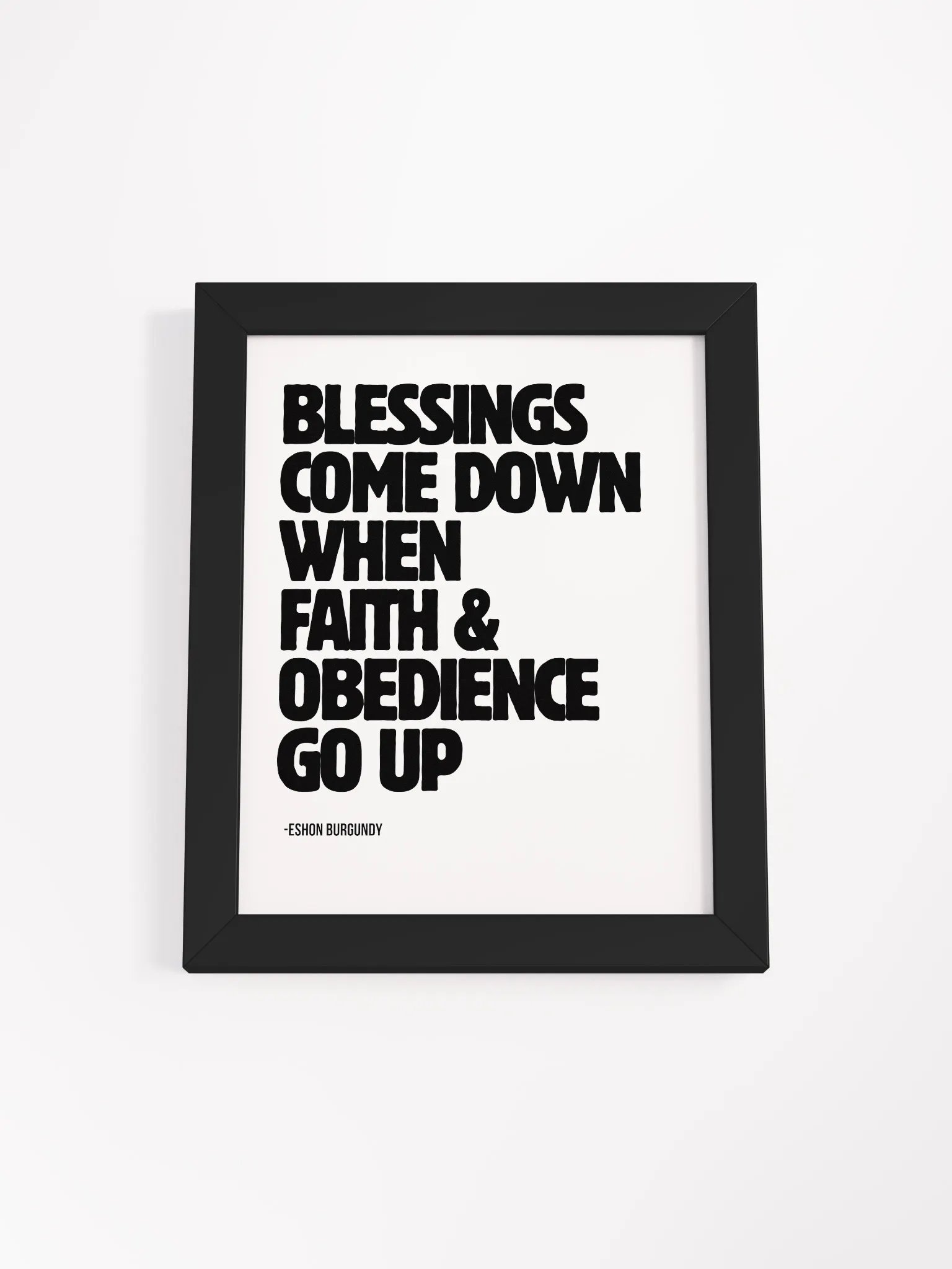 Blessings Wood Framed Matte Paper product image (25)