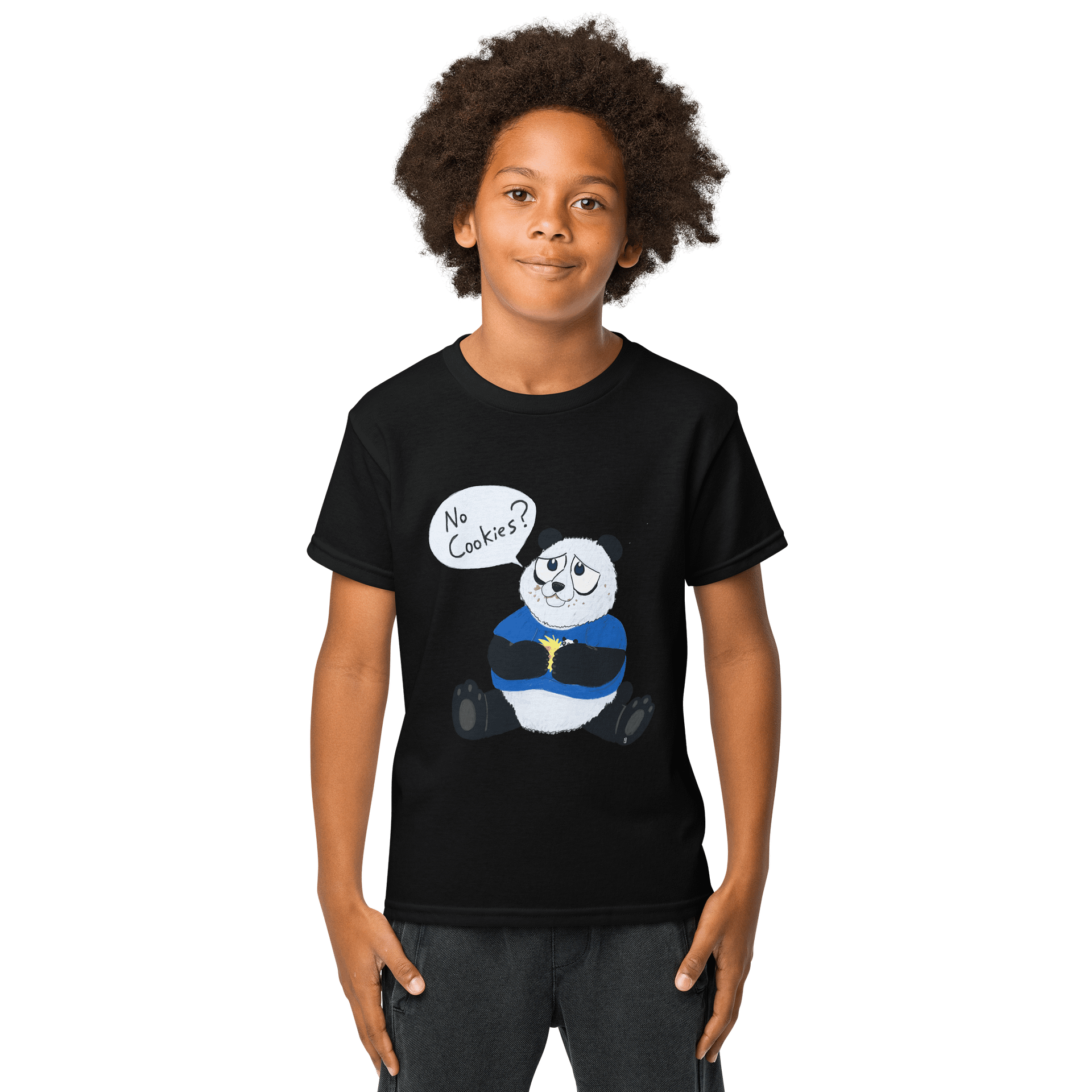Sad Pann Pann Panda Youth Sports Tee product image (1)