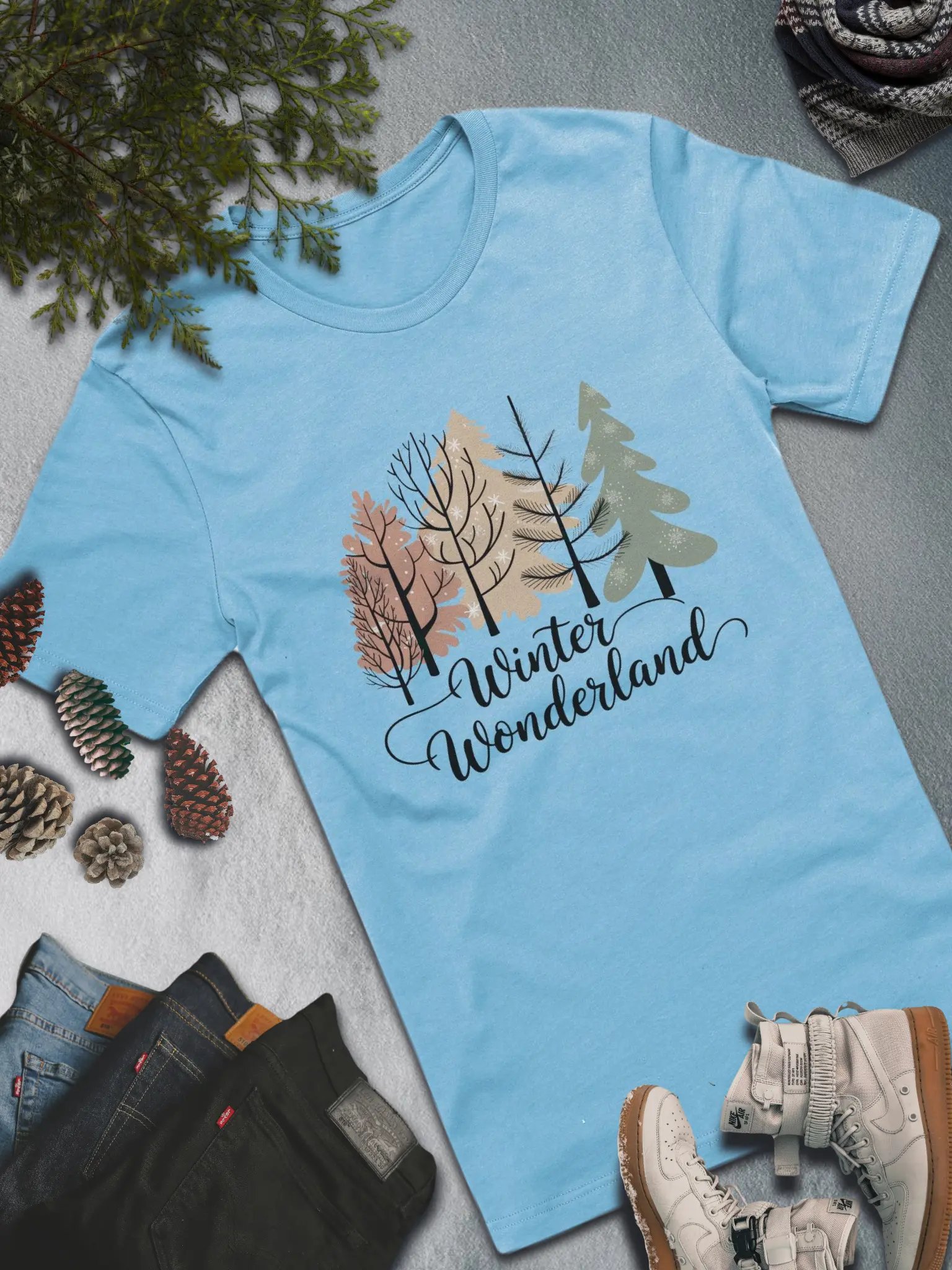 Winter Wonderland T-Shirt – Magical Winter Fashion product image (3)