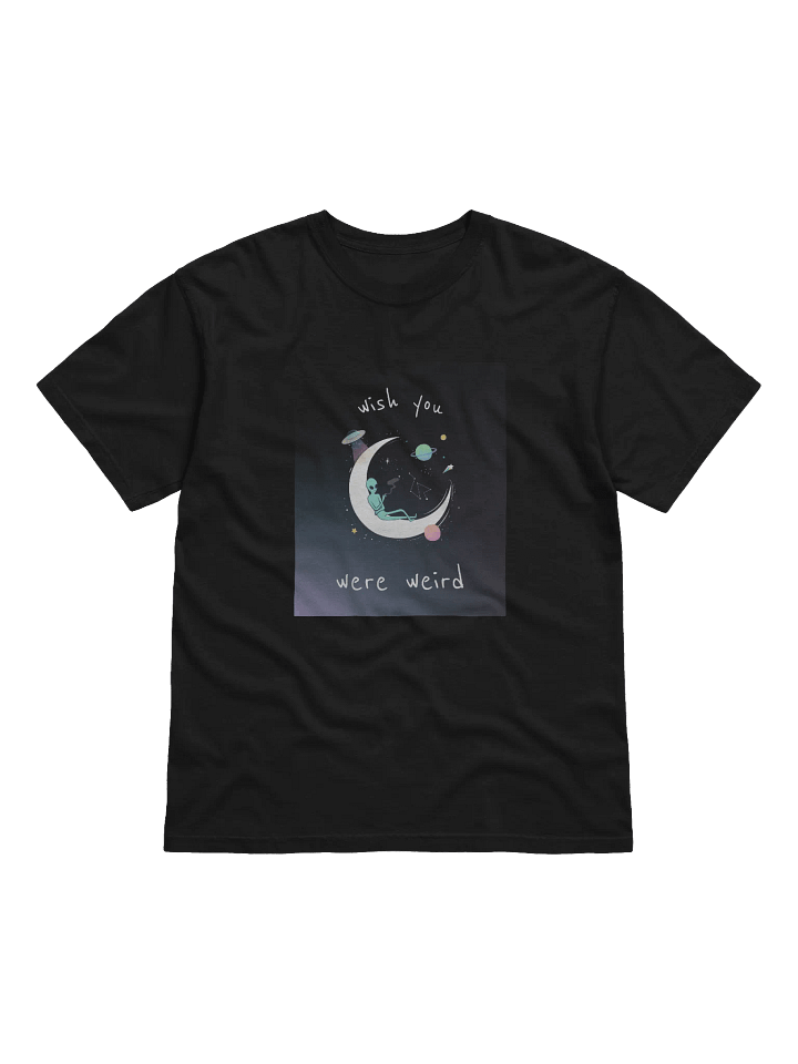 Weirdly Comfortable Alien Moon T-Shirt product image (3)