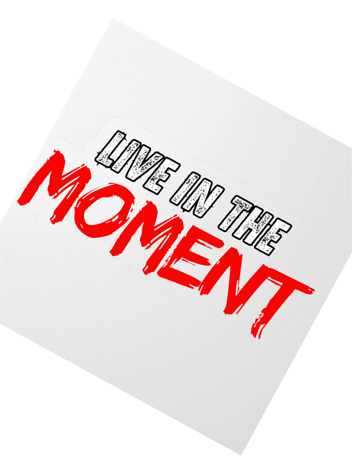 Live in the Moment Kiss Cut Stickers product image (5)