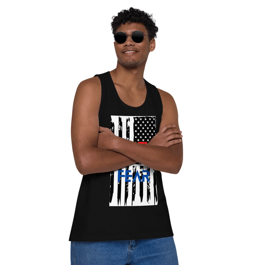 Faith Over Fear Patriotic Tank Top product image (7)