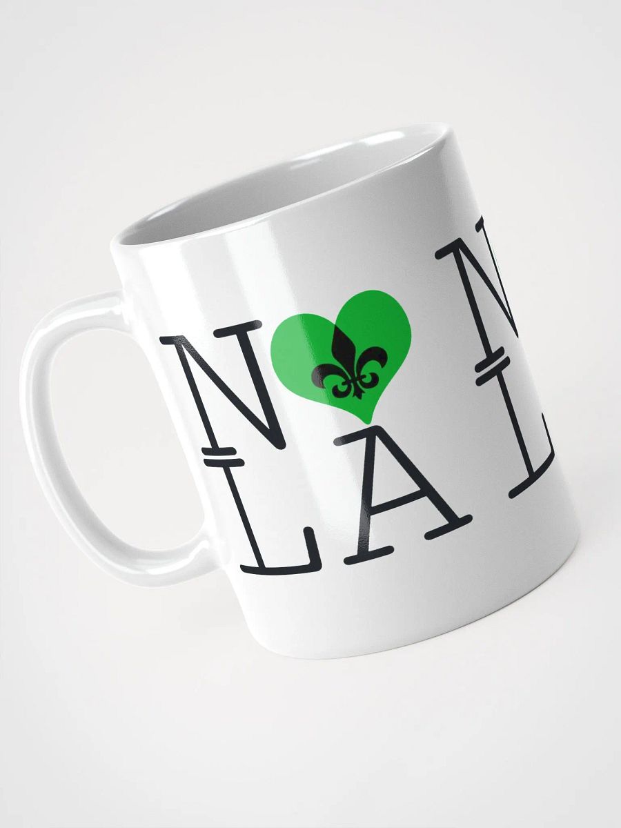 I LOVE NOLA **BIGSHOT MUG** (GREEN HEART) product image (3)