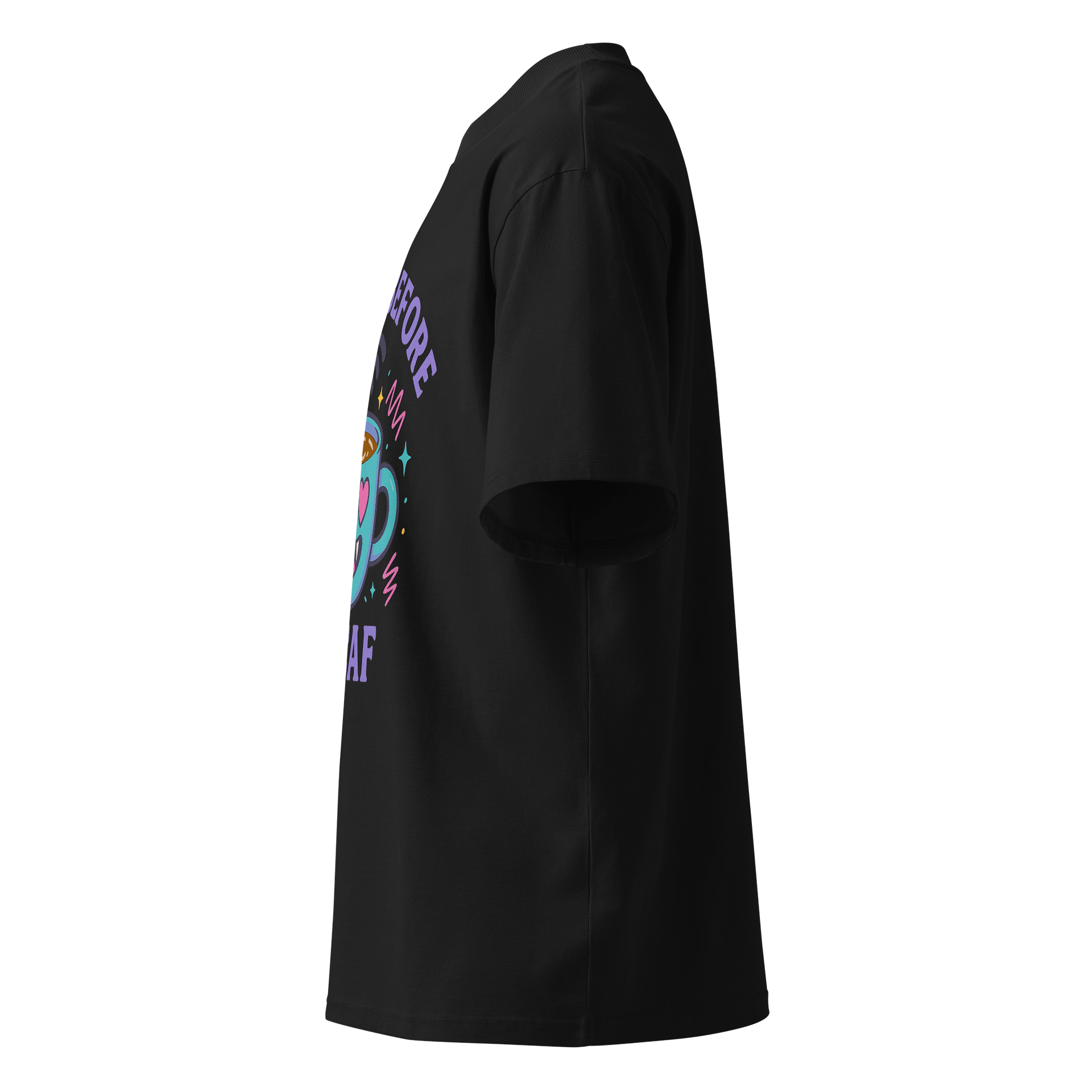 Death Before Decaf - Caffeine Core - Stanley/Stella Unisex Organic Oversized T-Shirt SATU020 product image (4)