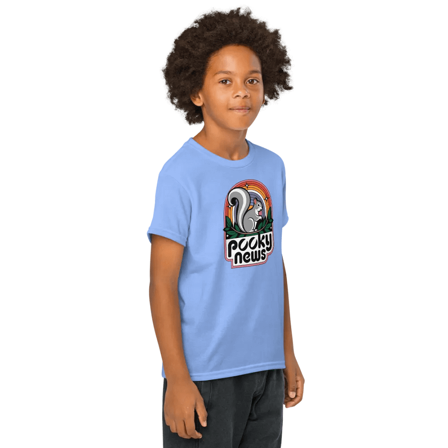 Rainbow Squirrel Youth Sports Tee product image (4)