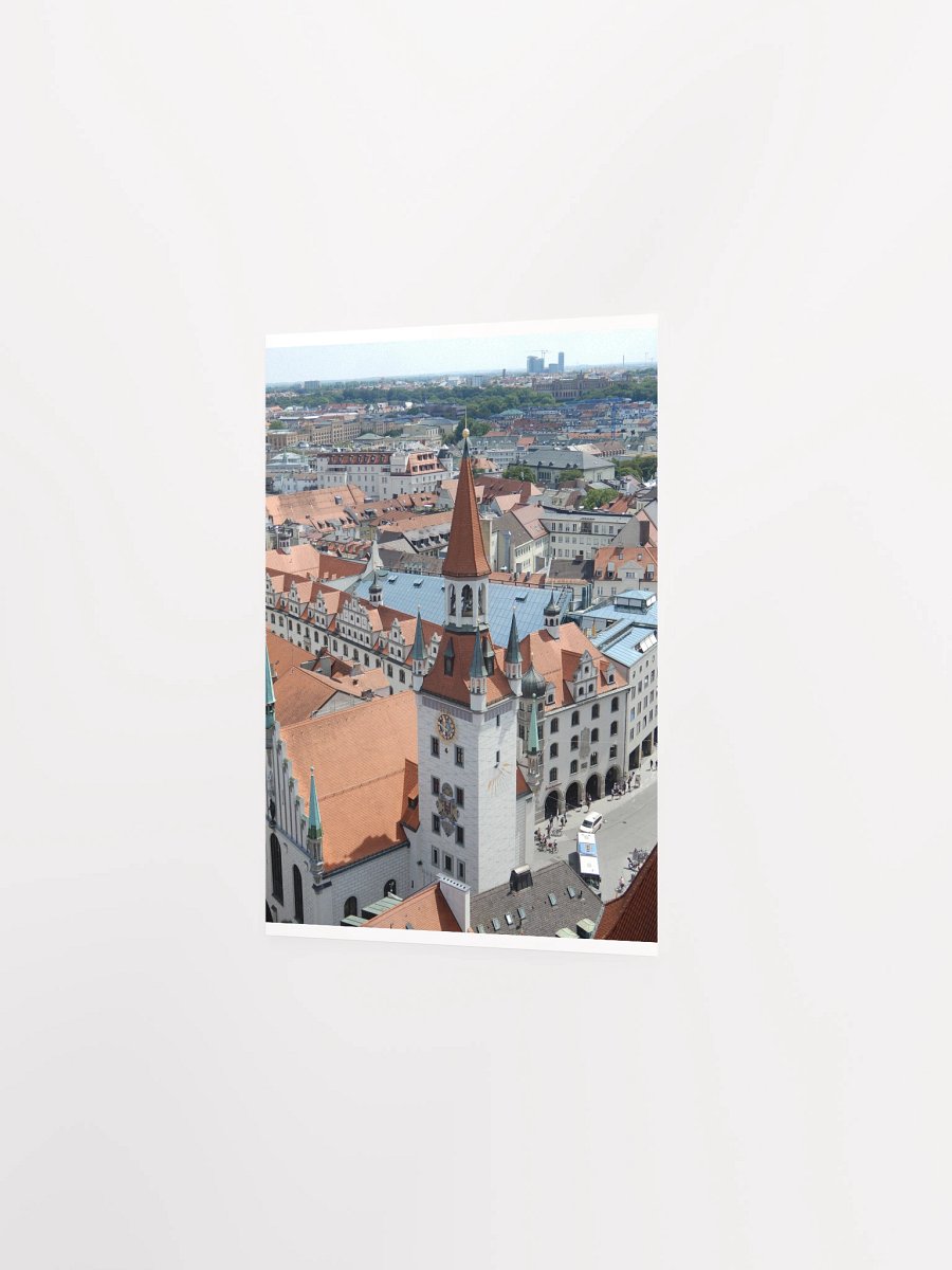 Munich - Old Town Hall and rooftops - Print/poster product image (7)