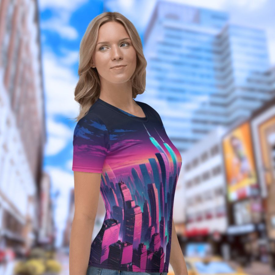 Vaporwave New York City T-shirt product image (5)