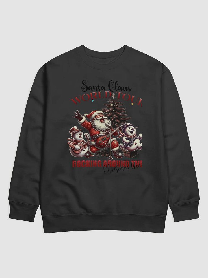 Rockin' Santa Christmas Sweatshirt product image (1)