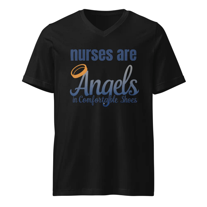 Angelic Comfort: Nurses V-Neck T-Shirt product image (1)