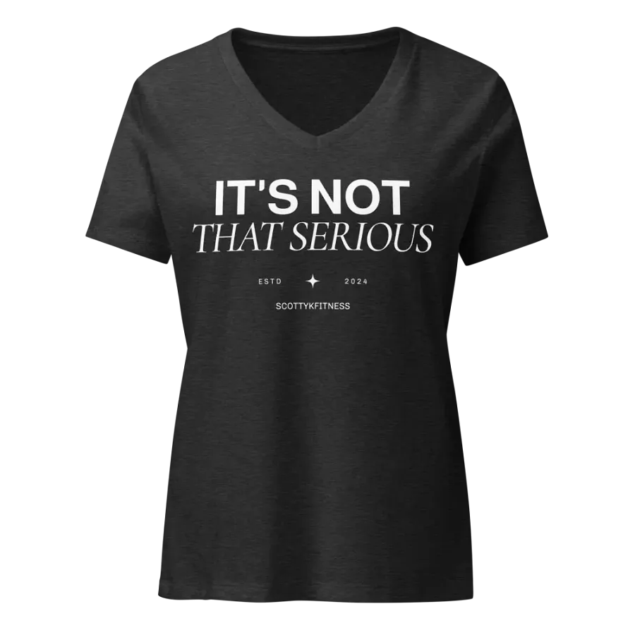It's Not That Serious Women's V-Neck product image (3)
