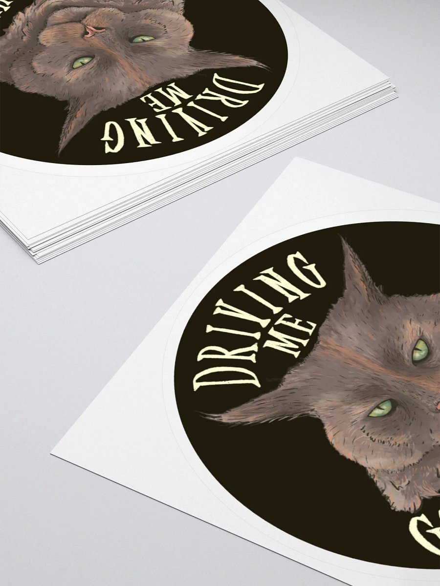 Driving Me Googledebunkers Sticker product image (4)