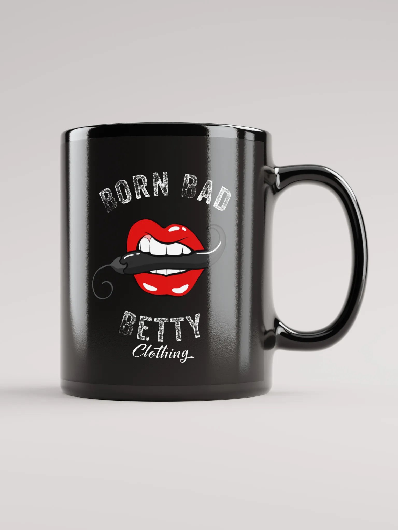 Bite Me Black Glossy Mug product image (2)