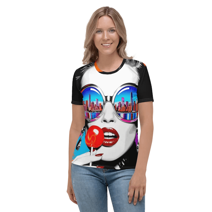 Metropolis Sunset Shades Tee - Pop Art City Glam product image (1)