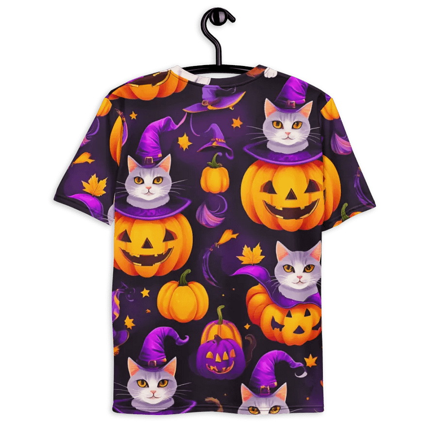 Cats Pumpkin Charade T Shirt product image (8)
