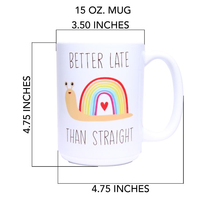 Better Late Than Straight Mug product image (2)